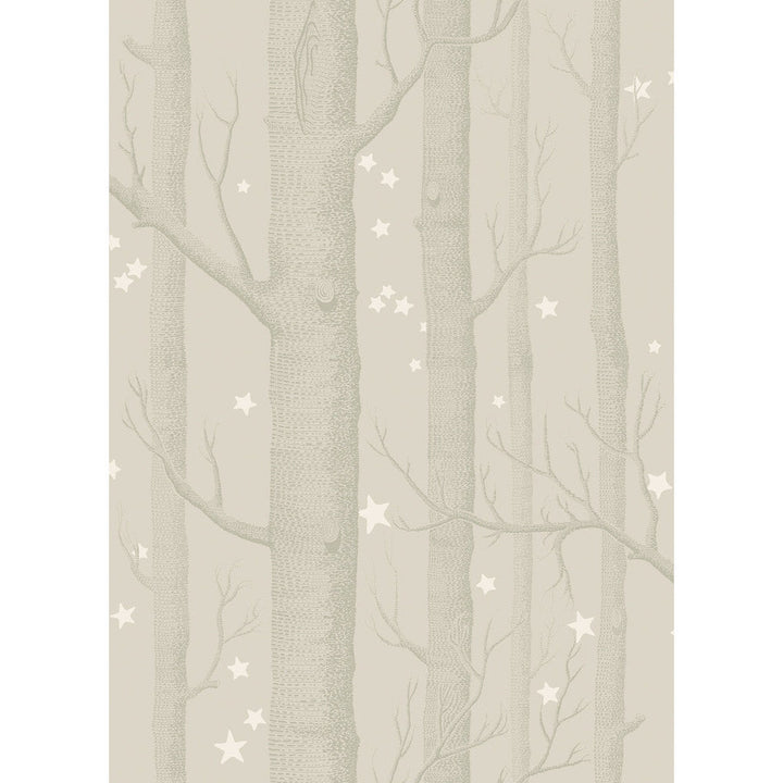 Woods & Stars Grey by Cole & Son Designer Wallcovering COLE & SON WHIMSICAL PAPER - 100% United Kingdom Horizontal: and Vertical: 28.3 20.5 - Swanky Fabrics -