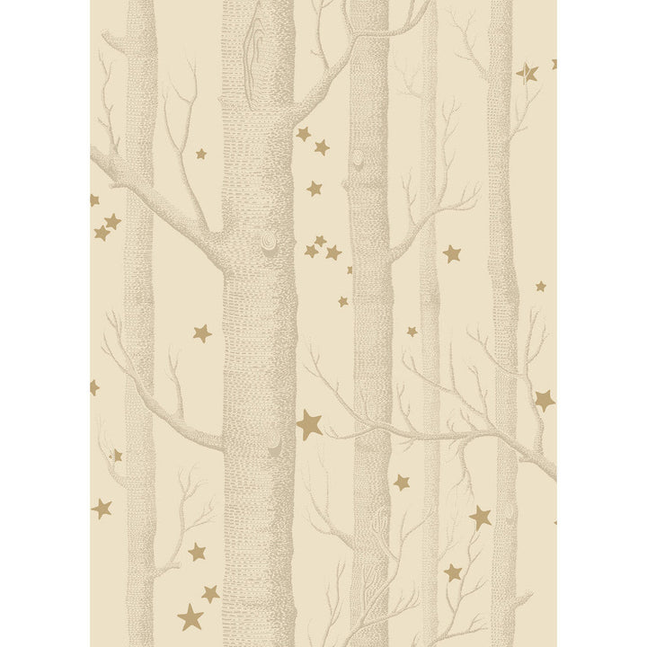 Woods & Stars Buff & Gold by Cole & Son Wallcovering Cole & Son Wallcovering Woods & Stars Buff & GoldWallcovering COLE & SON WHIMSICAL PAPER - 100% United Kingdom </p><p>Repeat: H: , V: 28.3 20.5 - Fabric Carolina -