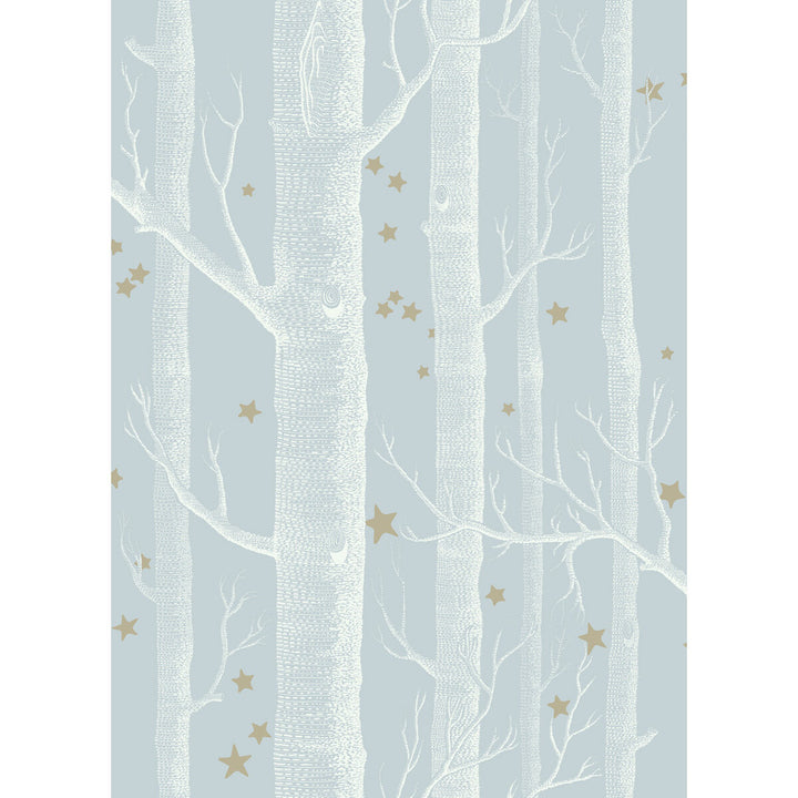 Woods & Stars Powder Blue by Cole & Son Wallcovering COLE & SON WHIMSICAL PAPER - 100% United Kingdom - Horizontal: - and Vertical: 28.3 20.5 - Fabric Carolina -