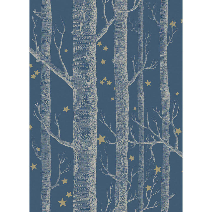 Woods & Stars Midnight by Cole & Son Wallcovering Cole & Son Wallcovering Woods & Stars MidnightWallcovering COLE & SON WHIMSICAL PAPER - 100% United Kingdom </p><p>Repeat: H: , V: 28.3 20.5 - Fabric Carolina -
