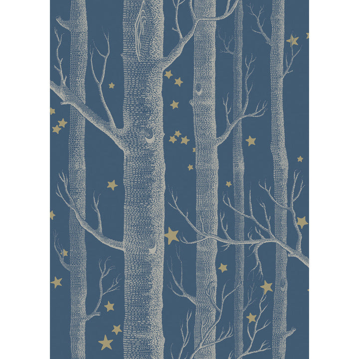 Woods & Stars Midnight by Cole & Son Wallcovering COLE & SON WHIMSICAL PAPER - 100% United Kingdom Horizontal: and Vertical: 28.3 20.5 - Fabric Carolina -