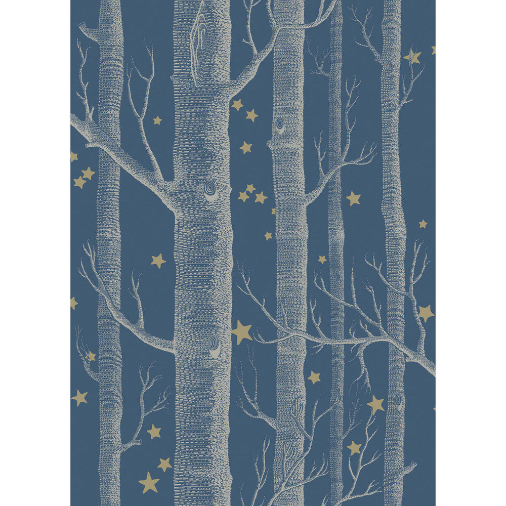 Woods & Stars Midnight by Cole & Son Wallcovering COLE & SON WHIMSICAL PAPER - 100% United Kingdom - Horizontal: - and Vertical: 28.3 20.5 - Fabric Carolina -