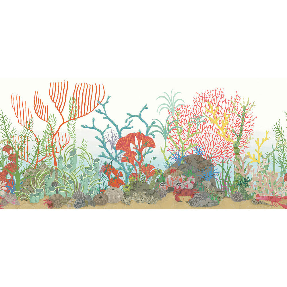 Archipelago Brd Multi-Colour by Cole & Son Designer Wallcovering COLE & SON WHIMSICAL PAPER - 100% United Kingdom Horizontal: 59 and Vertical: 27 - Swanky Fabrics -