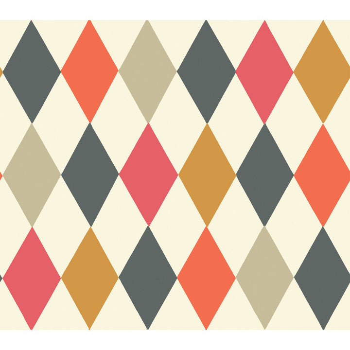 Punchinello Multi-Colour by Cole & Son Wallcovering COLE & SON WHIMSICAL PAPER - 100% United Kingdom - Horizontal: - and Vertical: 18.1 20.5 - Fabric Carolina -