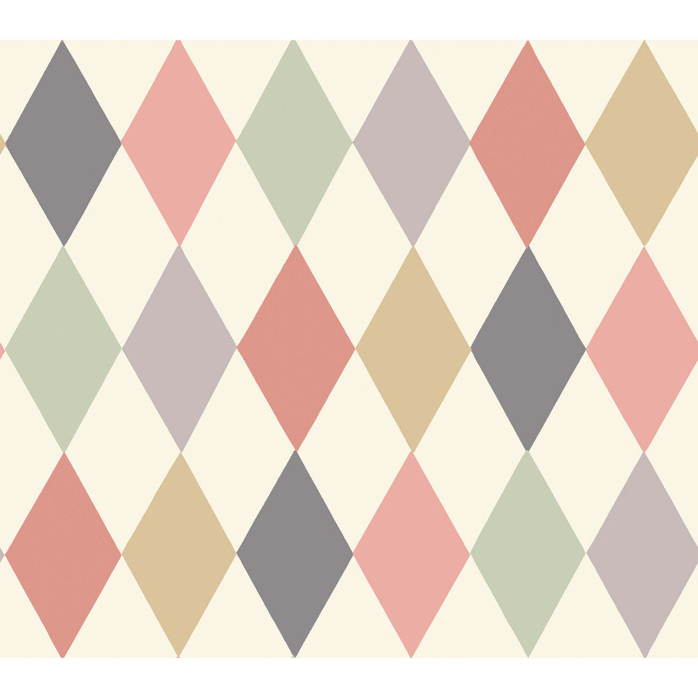 Punchinello Coral & Grn by Cole & Son Wallcovering COLE & SON WHIMSICAL PAPER - 100% United Kingdom - Horizontal: - and Vertical: 18.1 20.5 - Fabric Carolina -