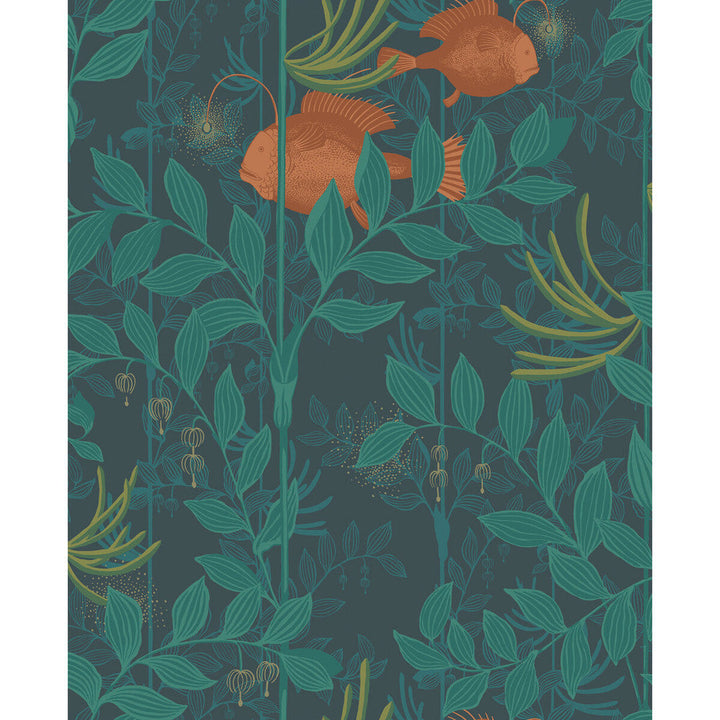 Nautilus Dark Green by Cole & Son Wallcovering Cole & Son Wallcovering Nautilus Dark GreenWallcovering COLE & SON WHIMSICAL PAPER - 100% United Kingdom </p><p>Repeat: H: , V: 25.2 20.5 - Fabric Carolina -