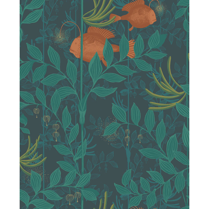 Nautilus Dark Green by Cole & Son Wallcovering COLE & SON WHIMSICAL PAPER - 100% United Kingdom - Horizontal: - and Vertical: 25.2 20.5 - Fabric Carolina -