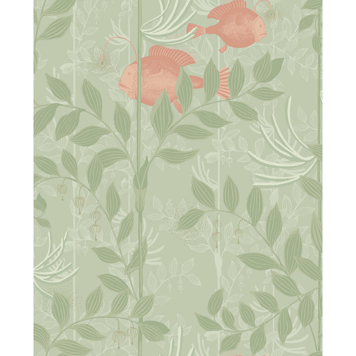 Nautilus Soft Green by Cole & Son Wallcovering COLE & SON WHIMSICAL PAPER - 100% United Kingdom - Horizontal: - and Vertical: 25.2 20.5 - Fabric Carolina -