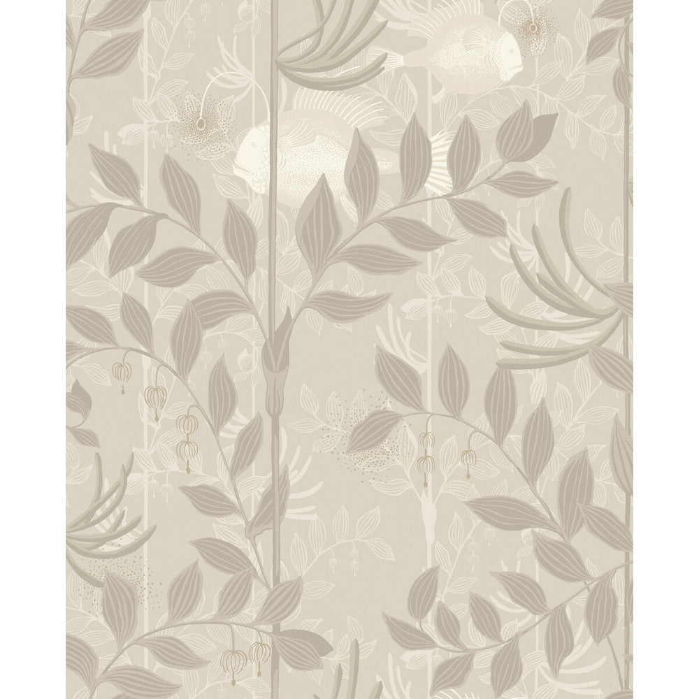 Nautilus Neutral& Sil by Cole & Son Wallcovering COLE & SON WHIMSICAL PAPER - 100% United Kingdom Horizontal: and Vertical: 25.2 20.5 - Fabric Carolina -