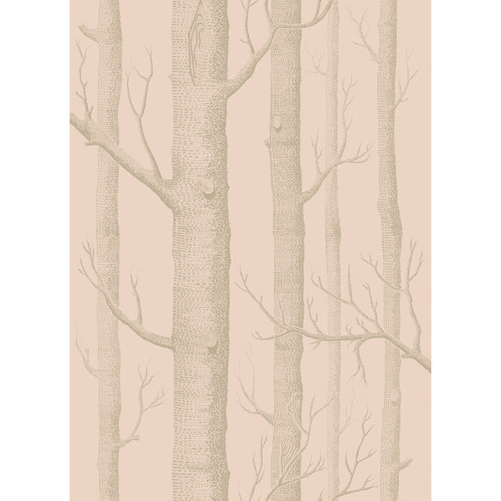 Woods Pink/Gilver by Cole & Son Designer Wallcovering COLE & SON WHIMSICAL PAPER - 100% United Kingdom - Horizontal: - and Vertical: 28.3 20.5 - Swanky Fabrics -