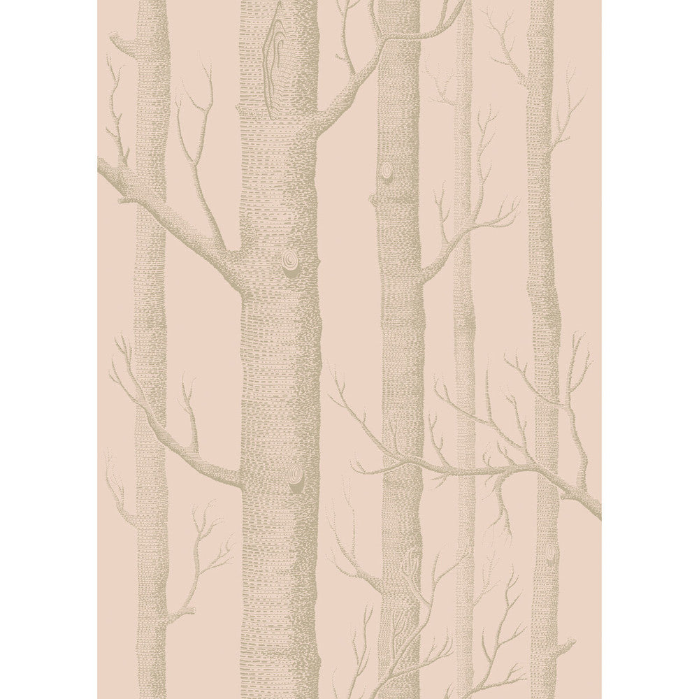 Woods Pink/Gilver by Cole & Son Wallcovering COLE & SON WHIMSICAL PAPER - 100% United Kingdom - Horizontal: - and Vertical: 28.3 20.5 - Fabric Carolina -
