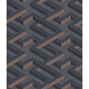 Luxor Charcoal by Cole & Son Wallcovering