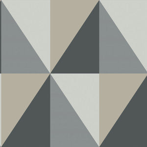 Apex Grand Grey And Black by Cole & Son Wallcovering