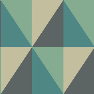 Apex Grand Teal by Cole & Son Wallcovering