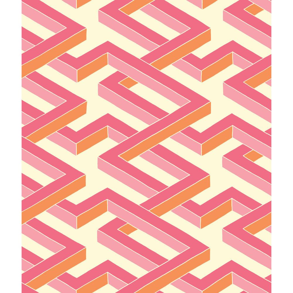 Luxor Pink by Cole & Son Wallcovering