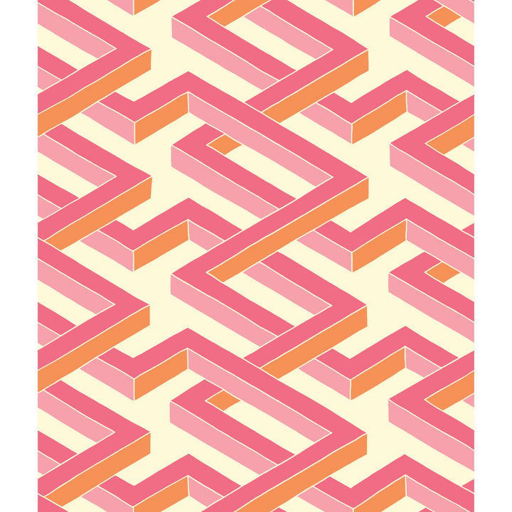 Luxor Pink by Cole & Son Wallcovering