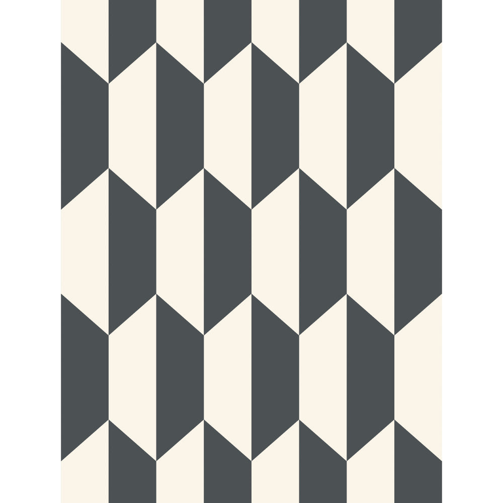 Tile Black And White by Cole & Son Wallcovering