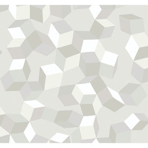 Puzzle White On White by Cole & Son Wallcovering