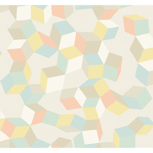 Puzzle Pale Pastel by Cole & Son Wallcovering