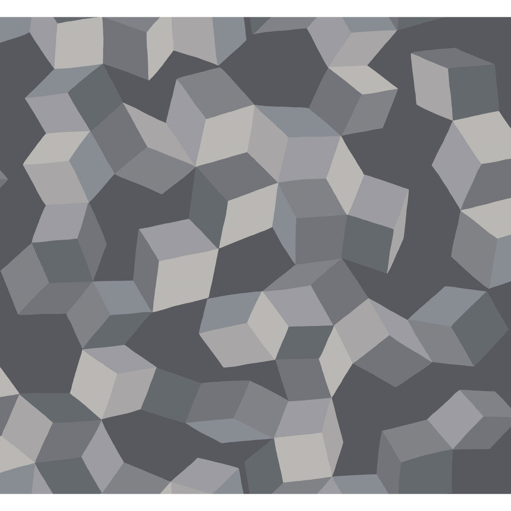 Puzzle Grey And Black by Cole & Son Wallcovering
