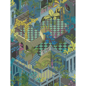 Miami Navy And Pink by Cole & Son Wallcovering