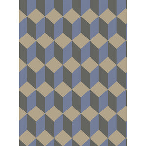Delano Blue And Black by Cole & Son Wallcovering