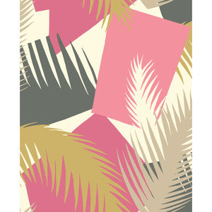 Deco Palm Pink by Cole & Son Wallcovering