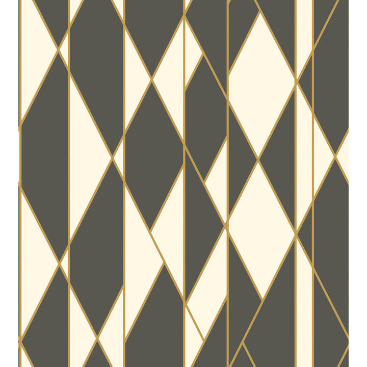 Oblique Black And White by Cole & Son Wallcovering COLE & SON GEOMETRIC II PAPER - 100% United Kingdom - Horizontal: - and Vertical: 30 27 - Fabric Carolina -
