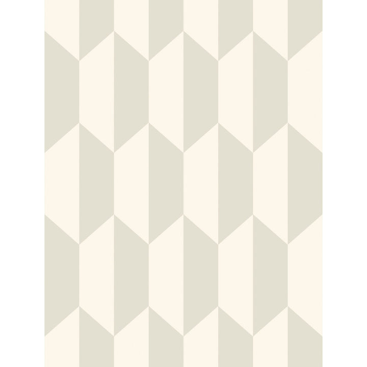 Tile White And Stone by Cole & Son Wallcovering COLE & SON GEOMETRIC II PAPER - 100% United Kingdom - Horizontal: - and Vertical: 13.8 21 - Fabric Carolina -