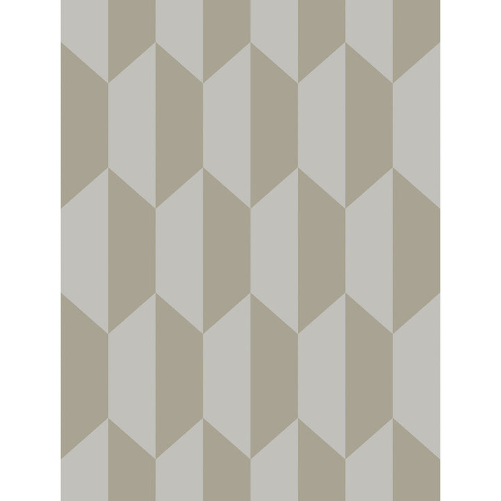 Tile Grey And Silver by Cole & Son Wallcovering COLE & SON GEOMETRIC II PAPER - 100% United Kingdom - Horizontal: - and Vertical: 13.8 21 - Fabric Carolina -