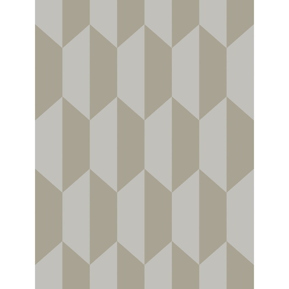 Tile Grey And Silver by Cole & Son Wallcovering COLE & SON GEOMETRIC II PAPER - 100% United Kingdom Horizontal: and Vertical: 13.8 21 - Fabric Carolina -