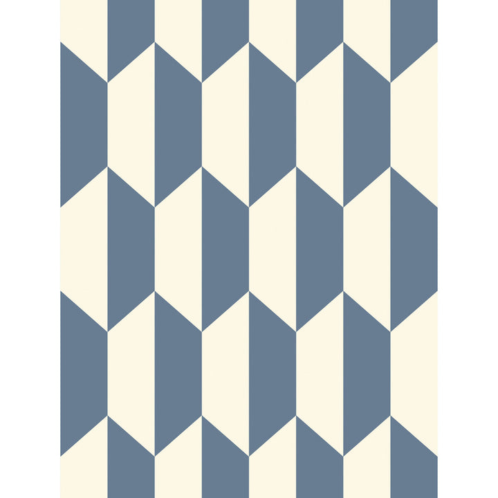 Tile Blue And White by Cole & Son Wallcovering COLE & SON GEOMETRIC II PAPER - 100% United Kingdom - Horizontal: - and Vertical: 13.8 21 - Fabric Carolina -