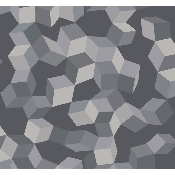 Puzzle Grey And Black by Cole & Son Wallcovering Cole & Son Wallcovering Puzzle Grey And BlackWallcovering COLE & SON GEOMETRIC II PAPER - 100% United Kingdom </p><p>Repeat: H: , V: 25.2 27 - Fabric Carolina -