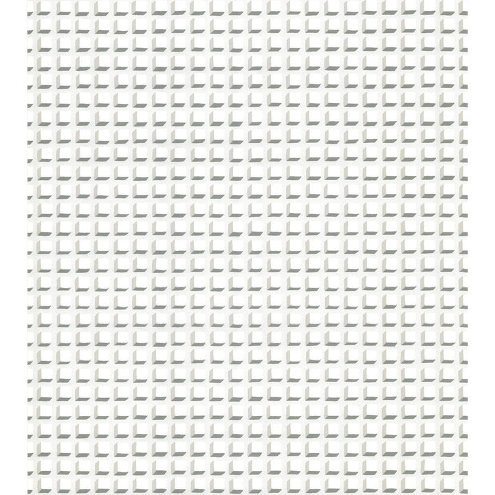 Mosaic White And White by Cole & Son Designer Wallcovering COLE & SON GEOMETRIC II PAPER - 100% United Kingdom Horizontal: and Vertical: 1 20.5 - Swanky Fabrics -