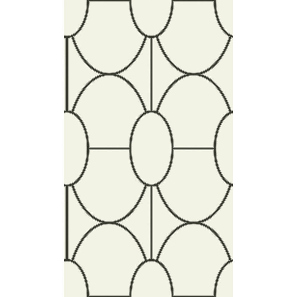 Riviera Black And White by Cole & Son Wallcovering COLE & SON GEOMETRIC II PAPER - 100% United Kingdom Horizontal: and Vertical: 18 20.5 - Fabric Carolina -