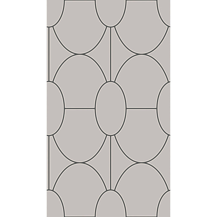 Riviera Grey by Cole & Son Designer Wallcovering COLE & SON GEOMETRIC II PAPER - 100% United Kingdom Horizontal: and Vertical: 18 20.5 - Swanky Fabrics -