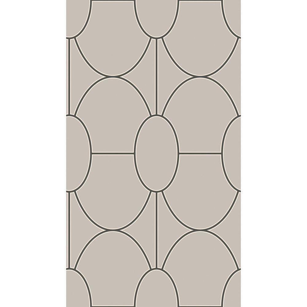 Riviera Linen by Cole & Son Designer Wallcovering COLE & SON GEOMETRIC II PAPER - 100% United Kingdom Horizontal: and Vertical: 18 20.5 - Swanky Fabrics -