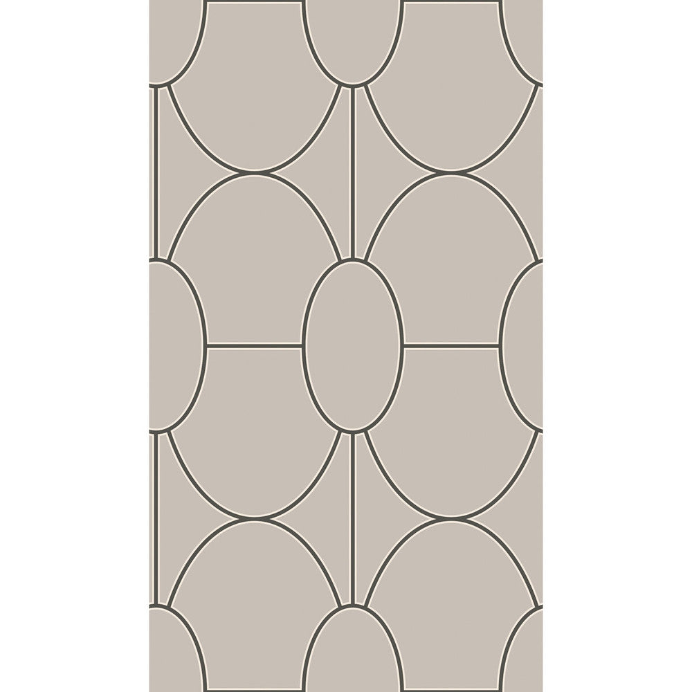 Riviera Linen by Cole & Son Wallcovering COLE & SON GEOMETRIC II PAPER - 100% United Kingdom Horizontal: and Vertical: 18 20.5 - Fabric Carolina -