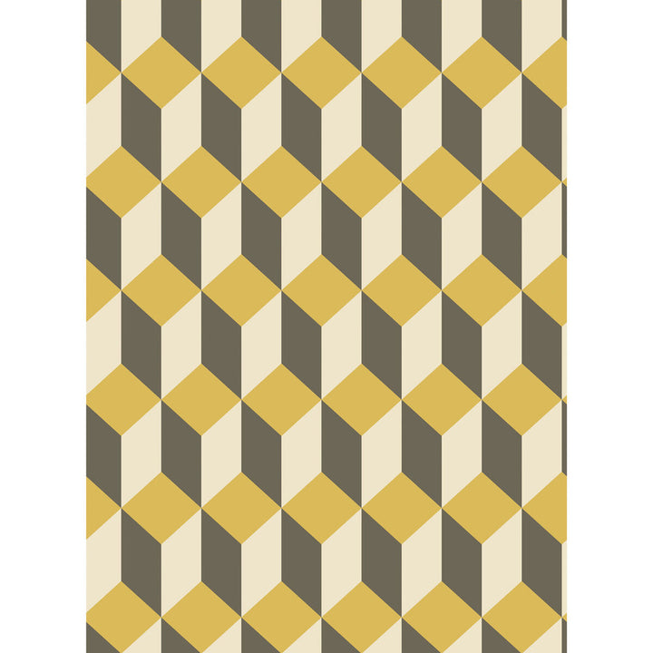 Delano Yellow And Black by Cole & Son Wallcovering COLE & SON GEOMETRIC II PAPER - 100% United Kingdom Horizontal: and Vertical: 9.5 21 - Fabric Carolina -