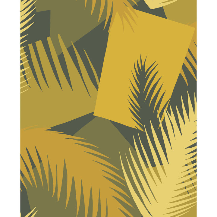 Deco Palm Yellow by Cole & Son Wallcovering COLE & SON GEOMETRIC II PAPER - 100% United Kingdom Horizontal: and Vertical: 25.2 20.5 - Fabric Carolina -