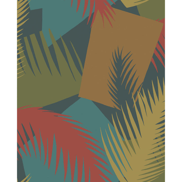 Deco Palm Red And Blue by Cole & Son Wallcovering Cole & Son Wallcovering Deco Palm Red And BlueWallcovering COLE & SON GEOMETRIC II PAPER - 100% United Kingdom </p><p>Repeat: H: , V: 25.2 20.5 - Fabric Carolina -