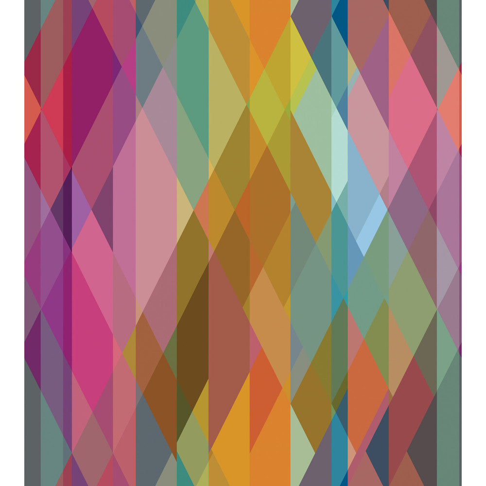 Prism Multi-Coloured by Cole & Son Wallcovering COLE & SON GEOMETRIC II PAPER - 100% United Kingdom Horizontal: and Vertical: 30 27 - Fabric Carolina -