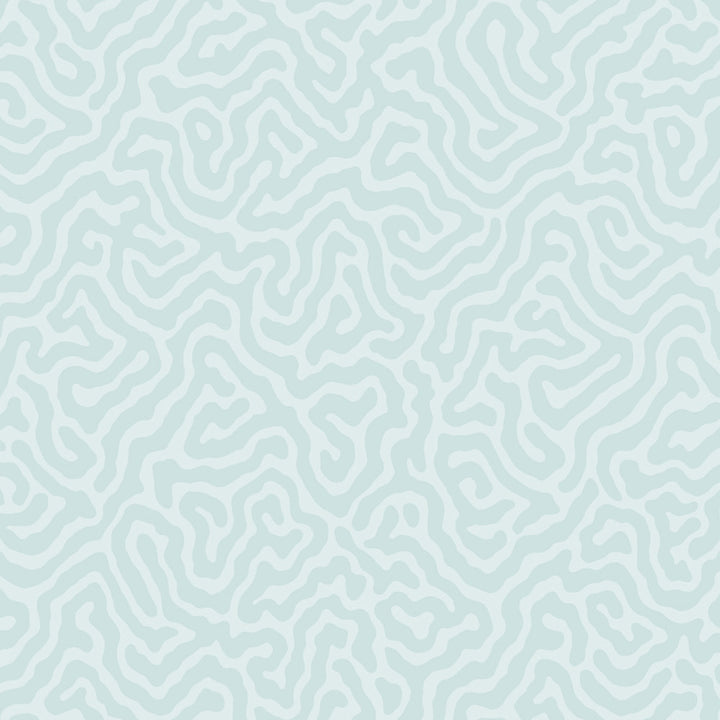 Coral Print Room Blue by Cole & Son Wallcovering