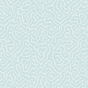 Coral Print Room Blue by Cole & Son Wallcovering