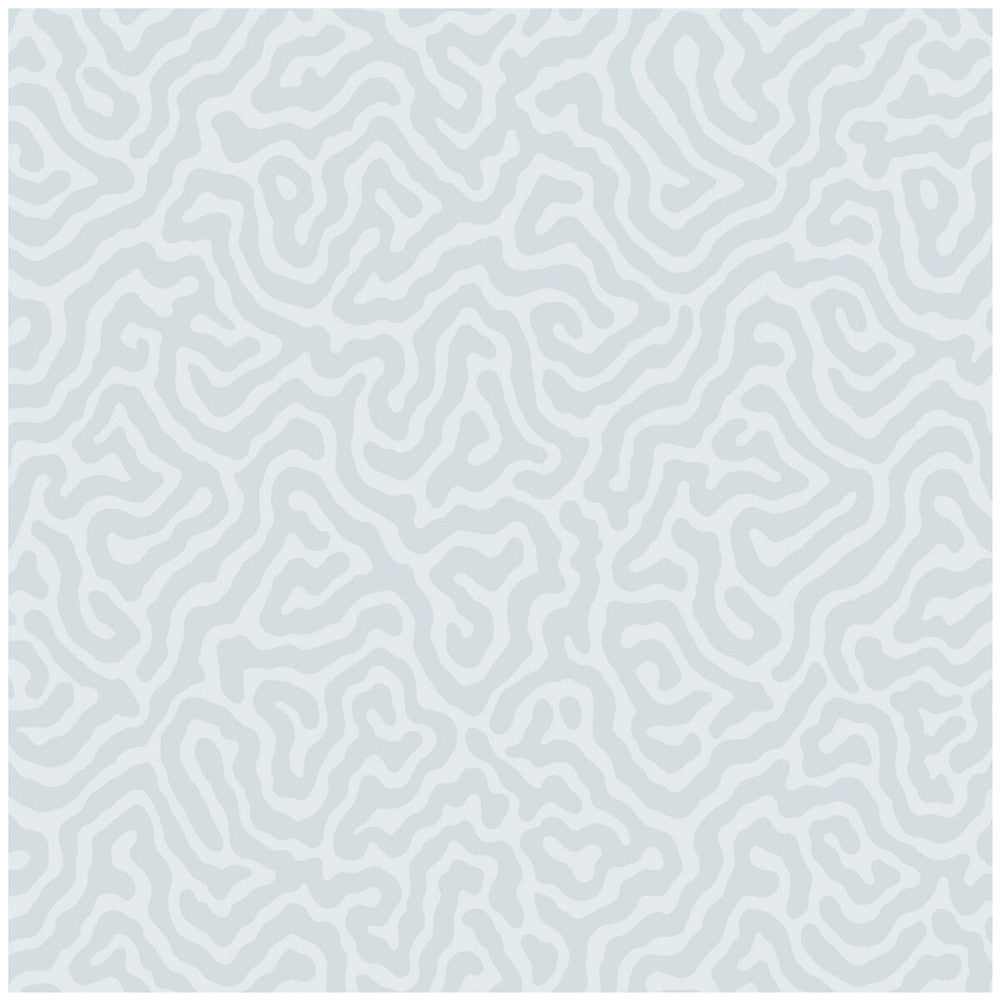 Coral Powder Blue by Cole & Son Designer Wallcovering COLE & SON LANDSCAPE PLAINS PAPER - 100% United Kingdom Horizontal: and Vertical: 4.2 20.5 - Swanky Fabrics -