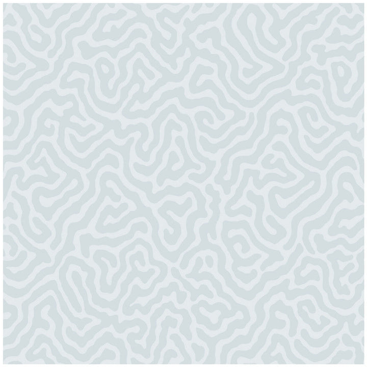 Coral Powder Blue by Cole & Son Designer Wallcovering COLE & SON LANDSCAPE PLAINS PAPER - 100% United Kingdom Horizontal: and Vertical: 4.2 20.5 - Swanky Fabrics -