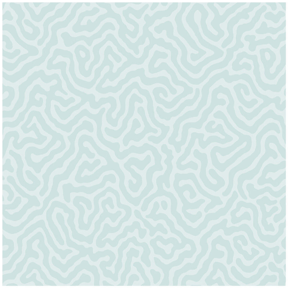 Coral Print Room Blue by Cole & Son Designer Wallcovering COLE & SON LANDSCAPE PLAINS PAPER - 100% United Kingdom Horizontal: and Vertical: 4.2 20.5 - Swanky Fabrics -