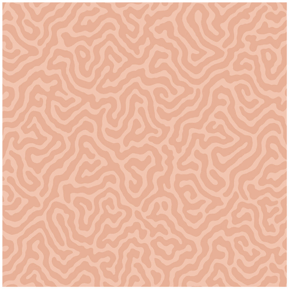 Coral Salmon by Cole & Son Wallcovering COLE & SON LANDSCAPE PLAINS PAPER - 100% United Kingdom Horizontal: and Vertical: 4.2 20.5 - Fabric Carolina -