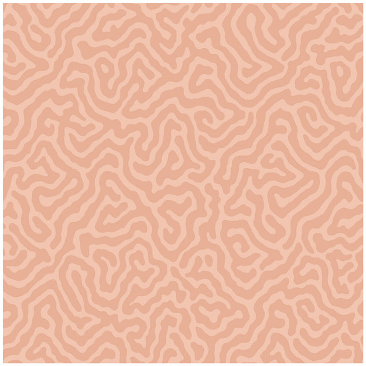Coral Salmon by Cole & Son Wallcovering COLE & SON LANDSCAPE PLAINS PAPER - 100% United Kingdom Horizontal: and Vertical: 4.2 20.5 - Fabric Carolina -