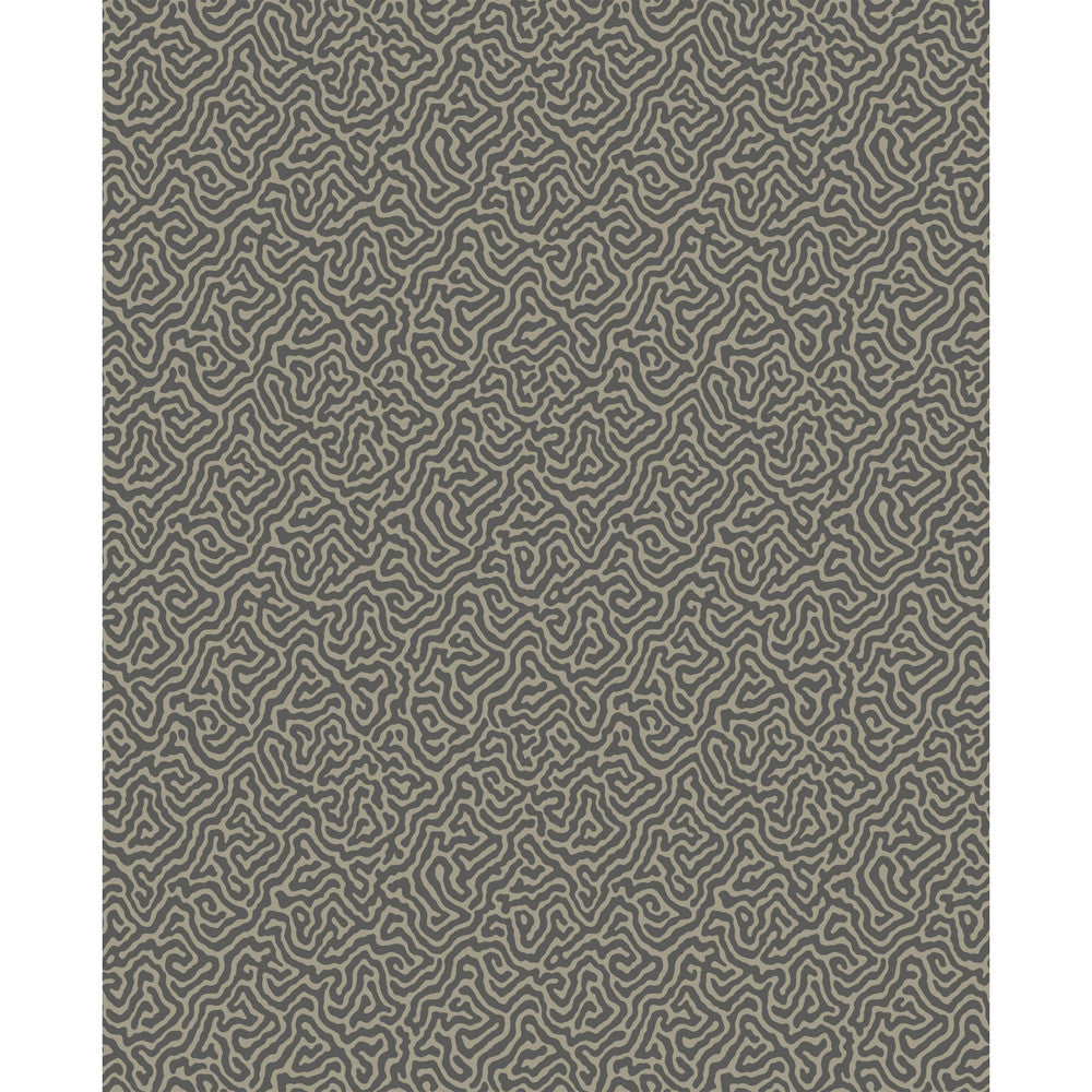 Vermicelli Black & Linen by Cole & Son Wallcovering